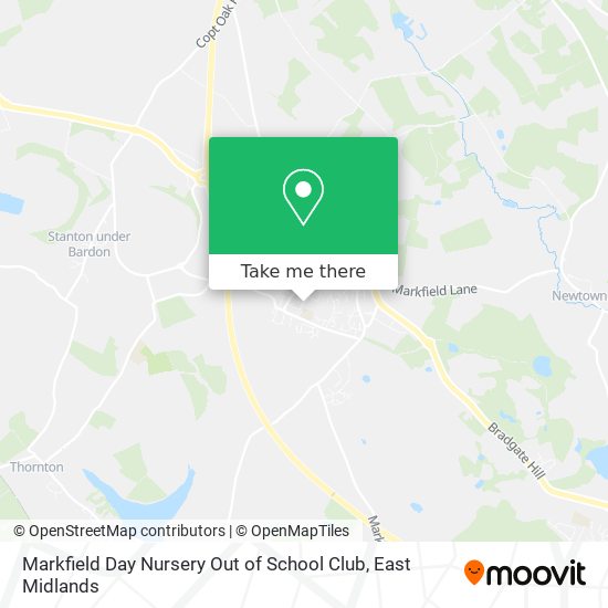 Markfield Day Nursery Out of School Club map