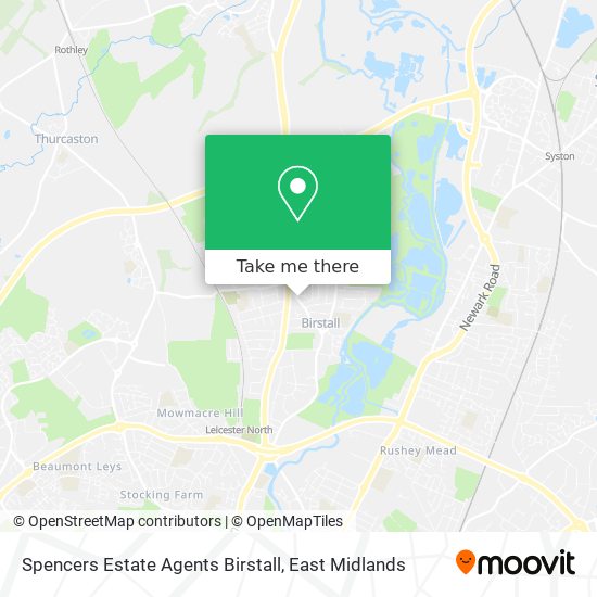 Spencers Estate Agents Birstall map