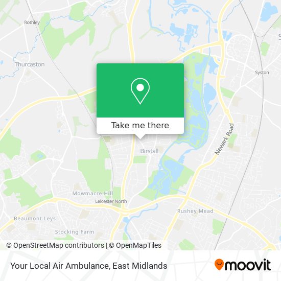 Your Local Air Ambulance map