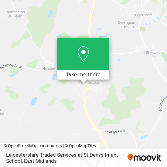 Leicestershire Traded Services at St Denys Infant School map