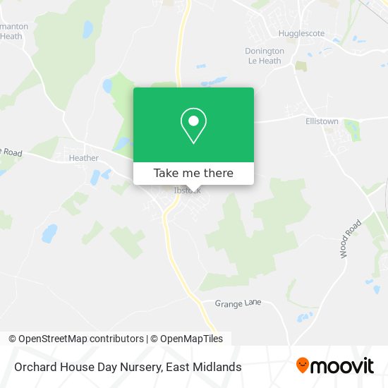 Orchard House Day Nursery map