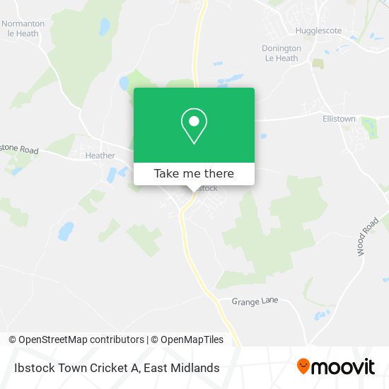 Ibstock Town Cricket A map