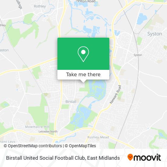 Birstall United Social Football Club map