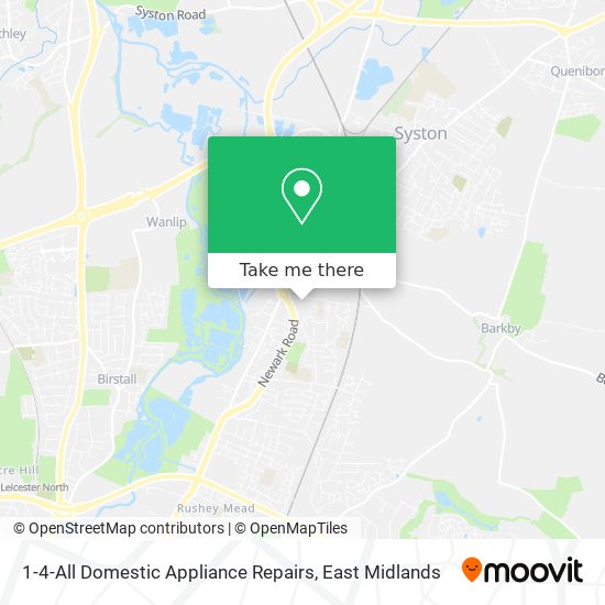 1-4-All Domestic Appliance Repairs map