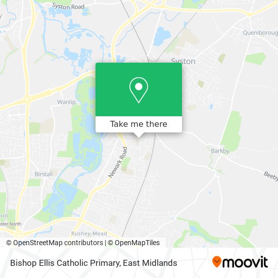 Bishop Ellis Catholic Primary map