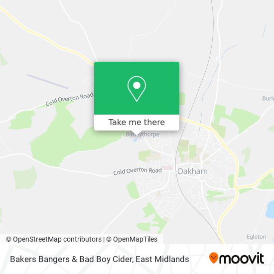 Bakers Bangers & Bad Boy Cider map