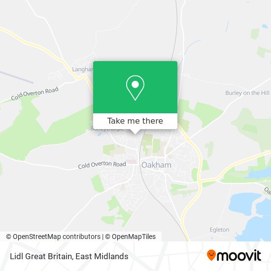 Lidl Great Britain map