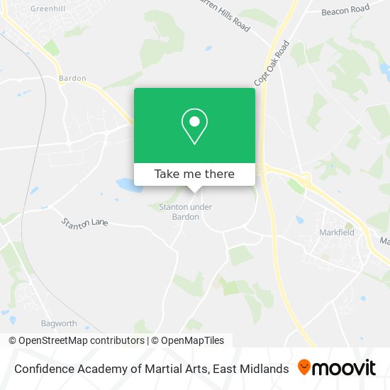 Confidence Academy of Martial Arts map