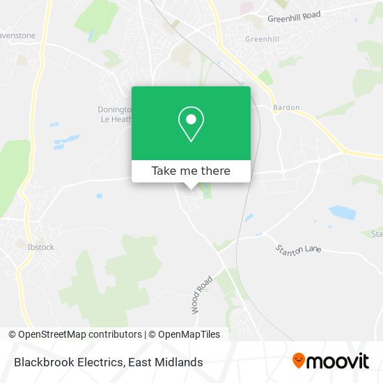 Blackbrook Electrics map