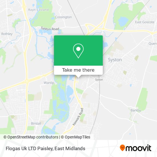 Flogas Uk LTD Paisley map