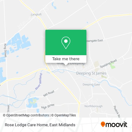 Rose Lodge Care Home map