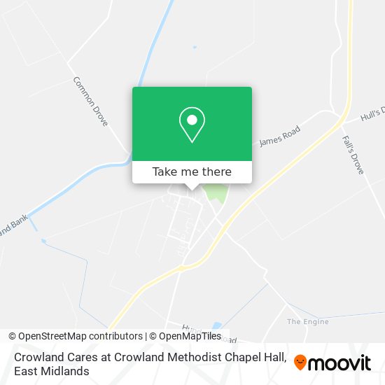 Crowland Cares at Crowland Methodist Chapel Hall map