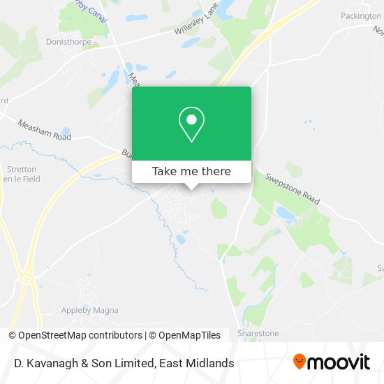 D. Kavanagh & Son Limited map