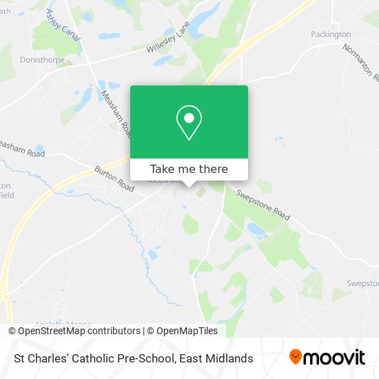 St Charles' Catholic Pre-School map