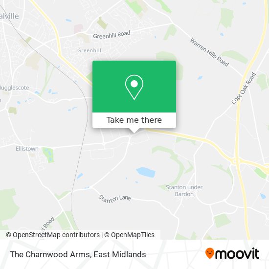 The Charnwood Arms map