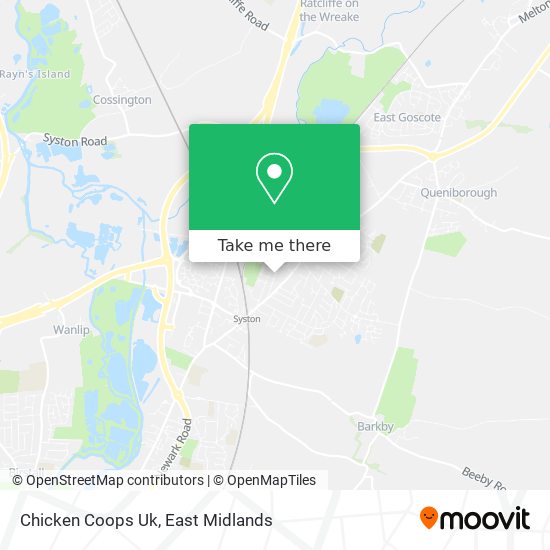 Chicken Coops Uk map