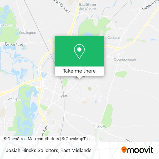 Josiah Hincks Solicitors map