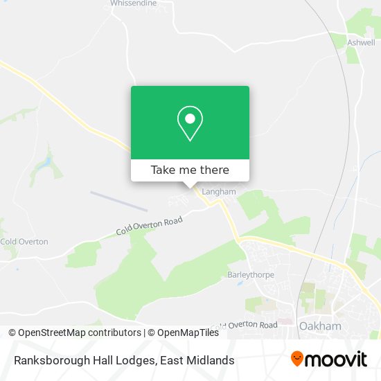 Ranksborough Hall Lodges map