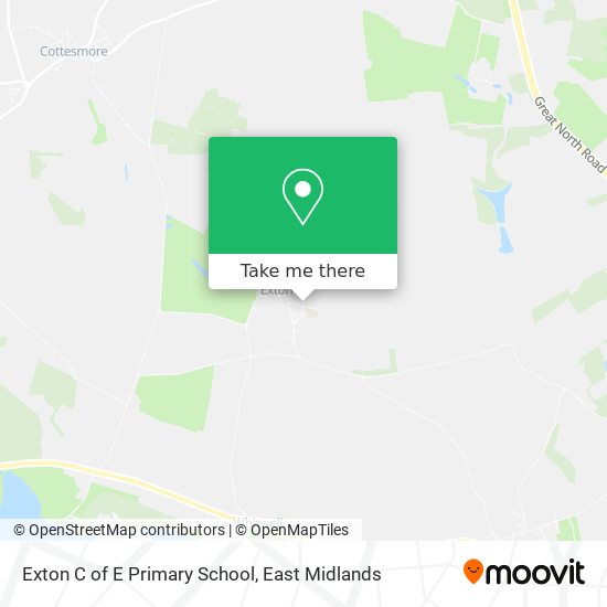 Exton C of E Primary School map