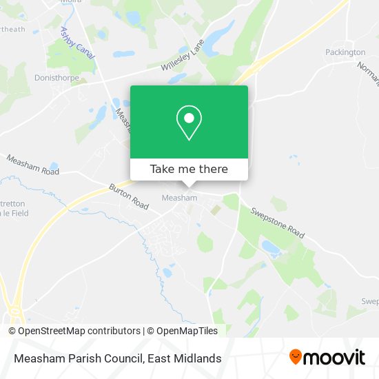 Measham Parish Council map