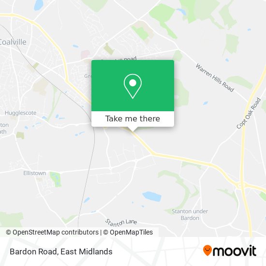 Bardon Road map