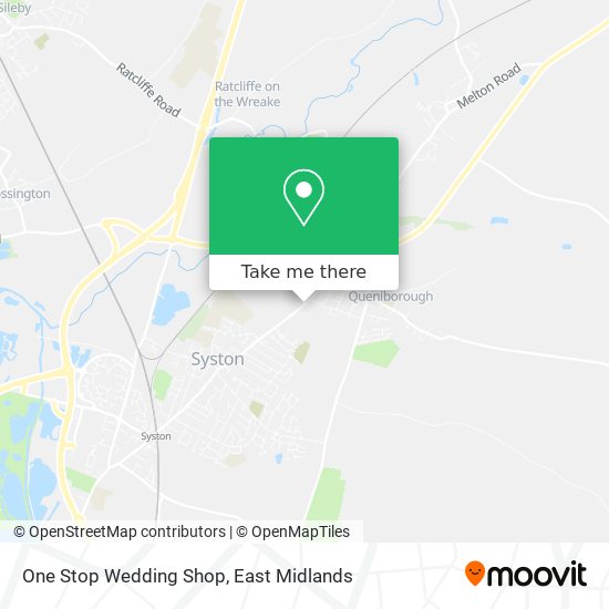 One Stop Wedding Shop map