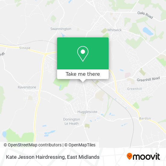 Kate Jesson Hairdressing map