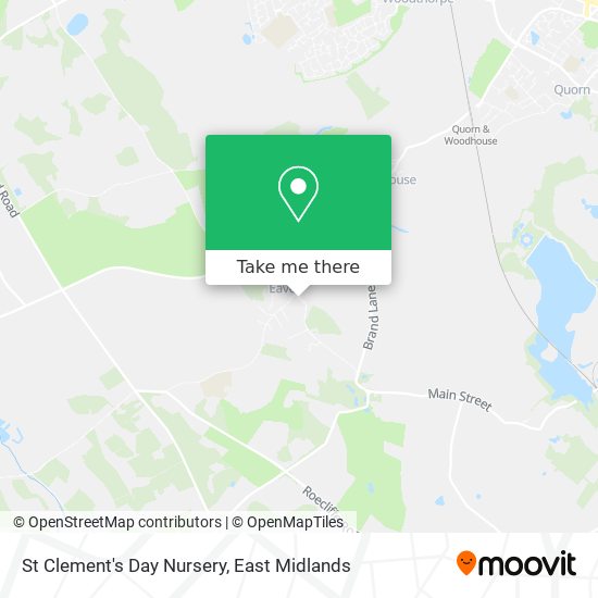 St Clement's Day Nursery map