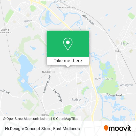 Hi:Design/Concept Store map