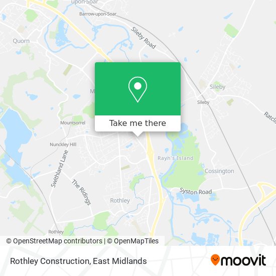 Rothley Construction map