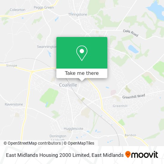 East Midlands Housing 2000 Limited map