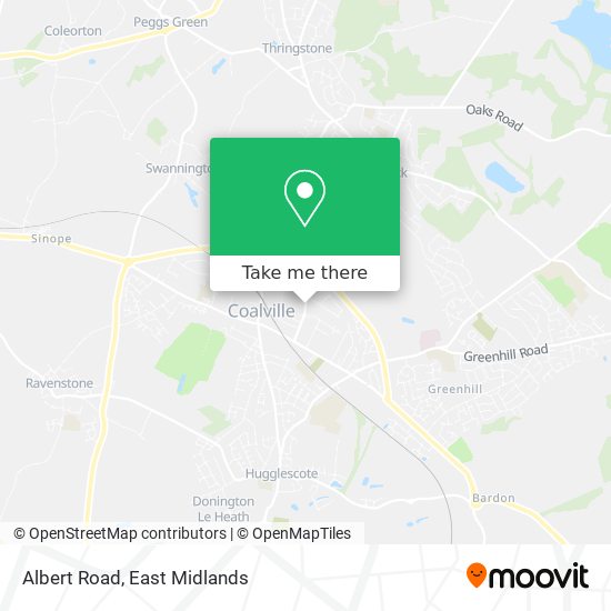 Albert Road map