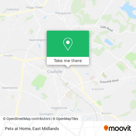 Pets at Home map