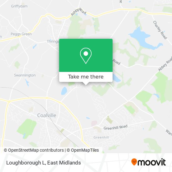 Loughborough L map