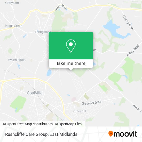 Rushcliffe Care Group map