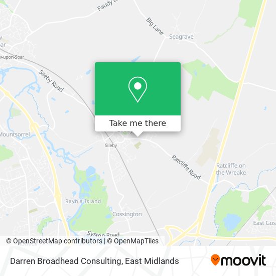 Darren Broadhead Consulting map