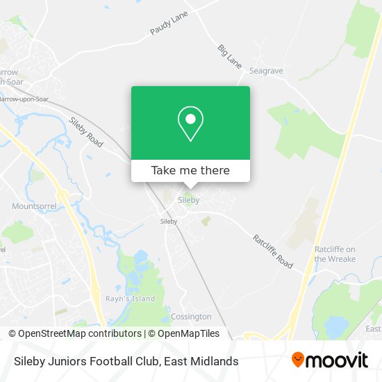 Sileby Juniors Football Club map