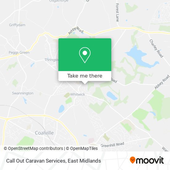 Call Out Caravan Services map