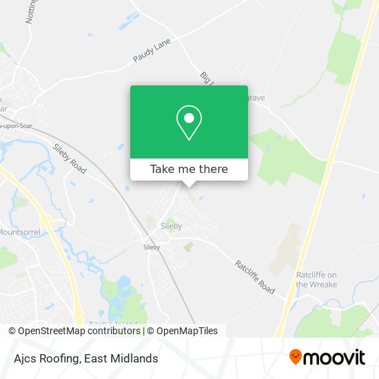 Ajcs Roofing map