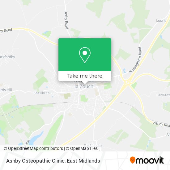 Ashby Osteopathic Clinic map