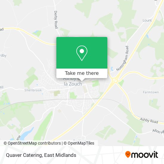 Quaver Catering map