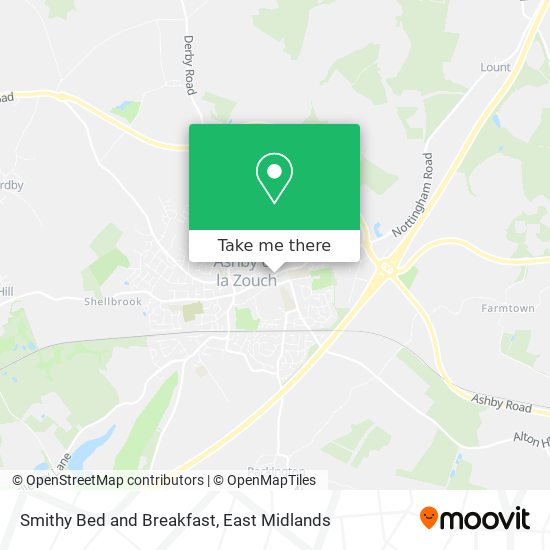 Smithy Bed and Breakfast map
