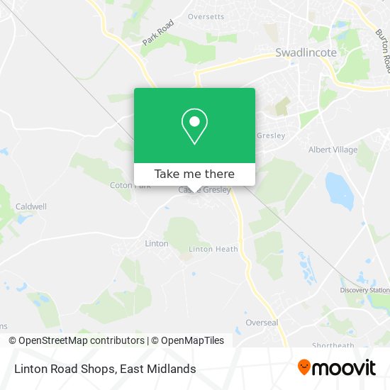 Linton Road Shops map