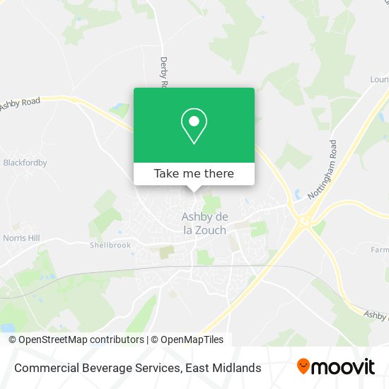 Commercial Beverage Services map