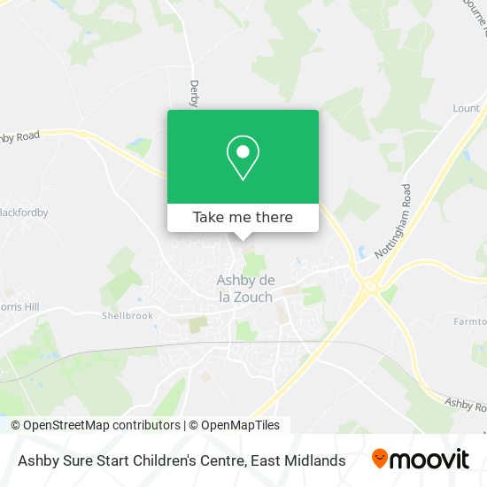 Ashby Sure Start Children's Centre map