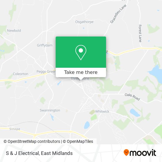 S & J Electrical map