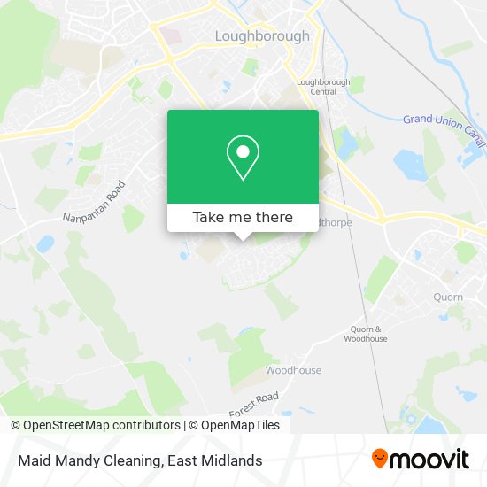 Maid Mandy Cleaning map