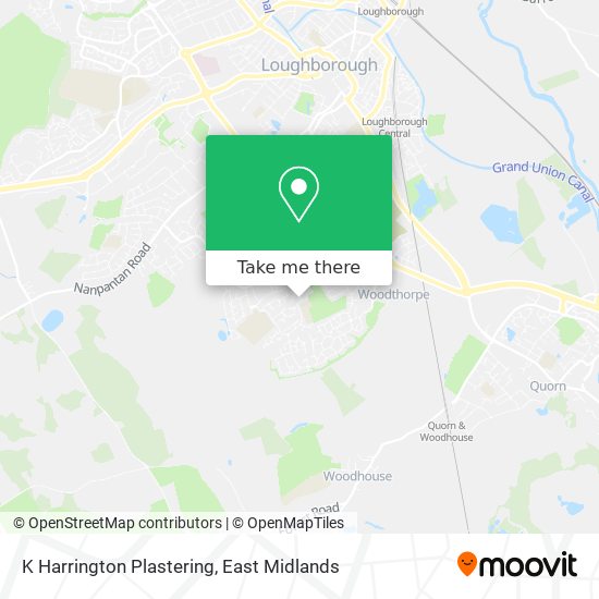 K Harrington Plastering map