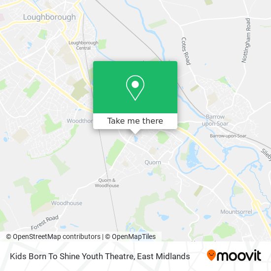 Kids Born To Shine Youth Theatre map