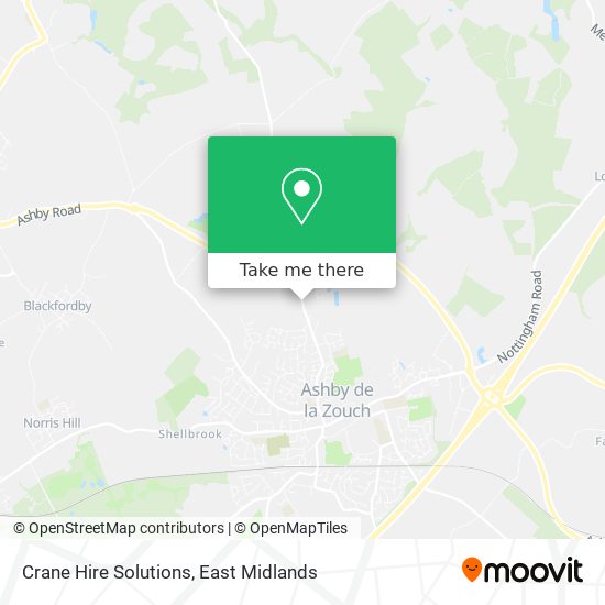 Crane Hire Solutions map